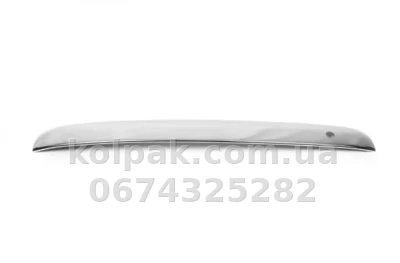 Chrome-plated trim above the number plate (with lettering) Volkswagen Caddy 2004-2015 (2 doors) Carmos 009VW1002151 — photo 2