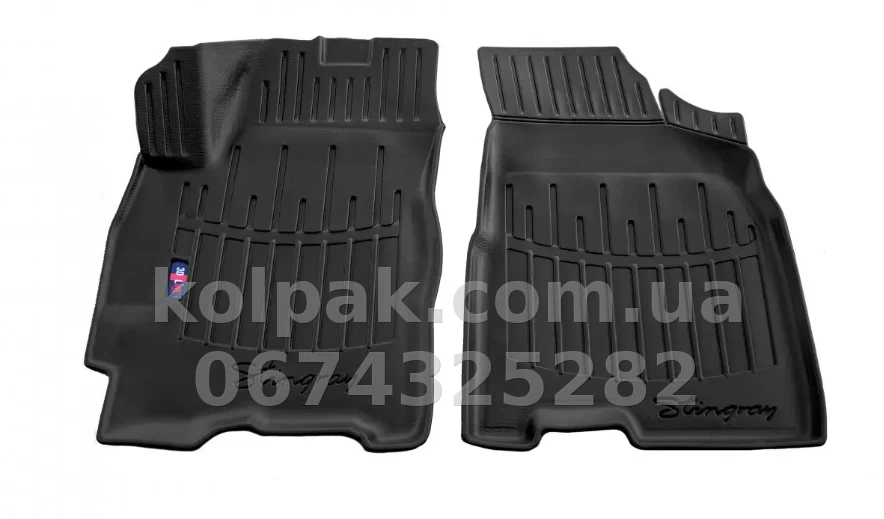Polyurethane floor mats for Chery Tiggo 2 2016-, with raised edges, 2 pcs, Stingray, 5017012 Polyurethane floor mats for Chery Tiggo 2 2016-, with raised edges, 2 pcs, Stingray, 5017012 β photo 1