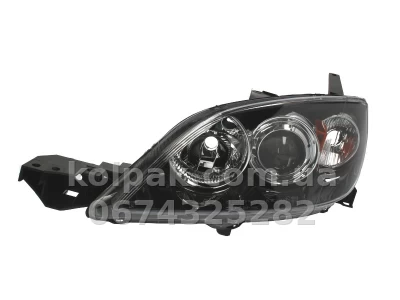Передня ліва фара Mazda 3 HB 2003-2009, HB3/H7, електричне регулювання, Depo, 216-1149L-LD-EM Передня ліва фара Mazda 3 HB 2003-2009, HB3/H7, електричне регулювання, Depo, 216-1149L-LD-EM