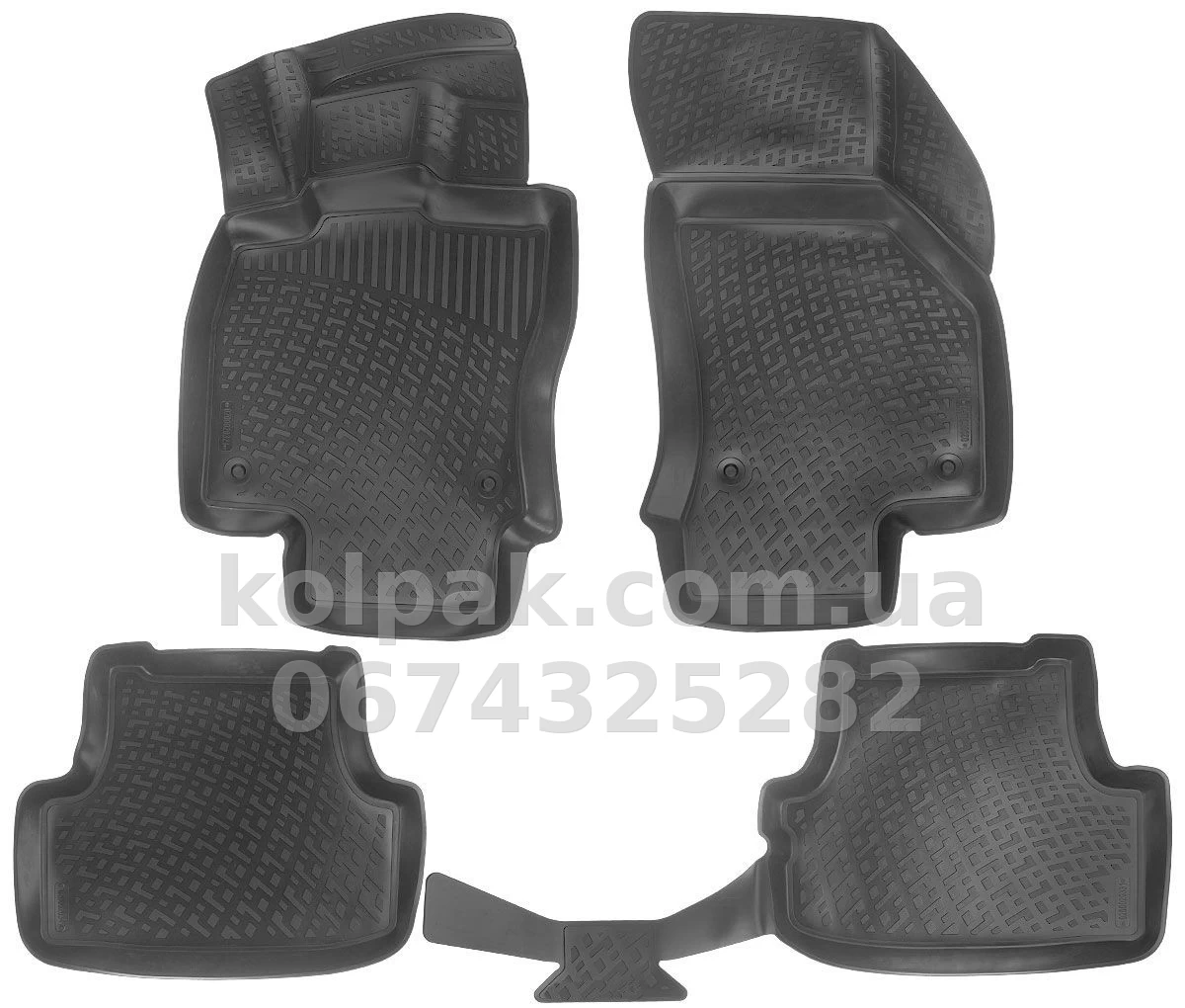 Polyurethane floor mats for Audi A3 8V Sport Bac 2012-, L.Locker, 200020301 Polyurethane floor mats for Audi A3 8V Sport Bac 2012-, L.Locker, 200020301 β photo 1