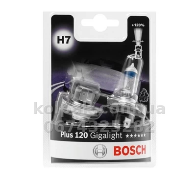 Car bulb H7 Gigalight+120% 12V 55W PX26d (set 2 pcs) Car bulb H7 Gigalight+120% 12V 55W PX26d (set 2 pcs) β photo 3