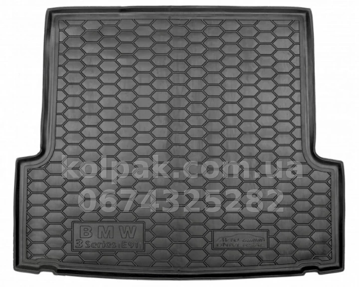 Boot mat for BMW 3-series E91 SW 2005-2013, 111702 Avto-Gumm Boot mat for BMW 3-series E91 SW 2005-2013, 111702 Avto-Gumm β photo 1