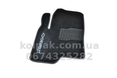 Ворсові килимки в салон Chevrolet Captiva 2006-, чорні, AVTM BLCCR1078 — фото 5