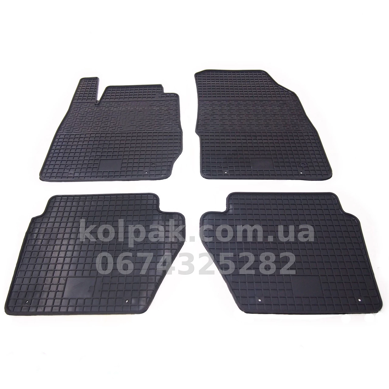 Floor mats for Ford Fiesta 2009-, 4 pcs, Polytep, 54546 Floor mats for Ford Fiesta 2009-, 4 pcs, Polytep, 54546 β photo 1