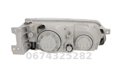 Передня ліва фара Hyundai H1 1997-2004, H7/H1, прозора, електричне/механічне регулювання, Depo, 221-1119L-LD-EM Передня ліва фара Hyundai H1 1997-2004, H7/H1, прозора, електричне/механічне регулювання, Depo, 221-1119L-LD-EM — фото 2