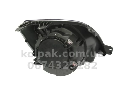 Передня ліва фара Ford Fiesta 5 2006-2008, H4, електричне регулювання, із моторчиком, Depo, 431-1172L-LD-EM — фото 2