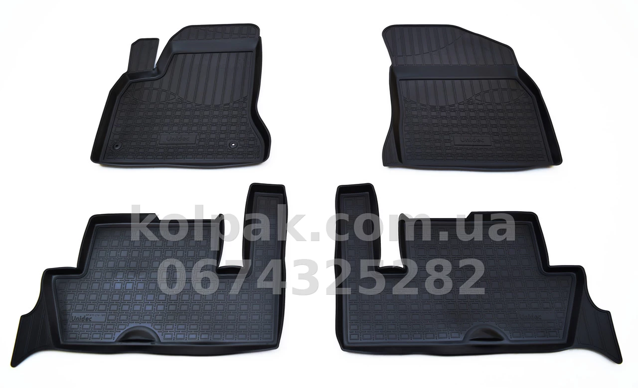 Polyurethane floor mats for Citroen C4 Picasso 2007-, Norplast, NPA11-C14-180 Polyurethane floor mats for Citroen C4 Picasso 2007-, Norplast, NPA11-C14-180 β photo 1