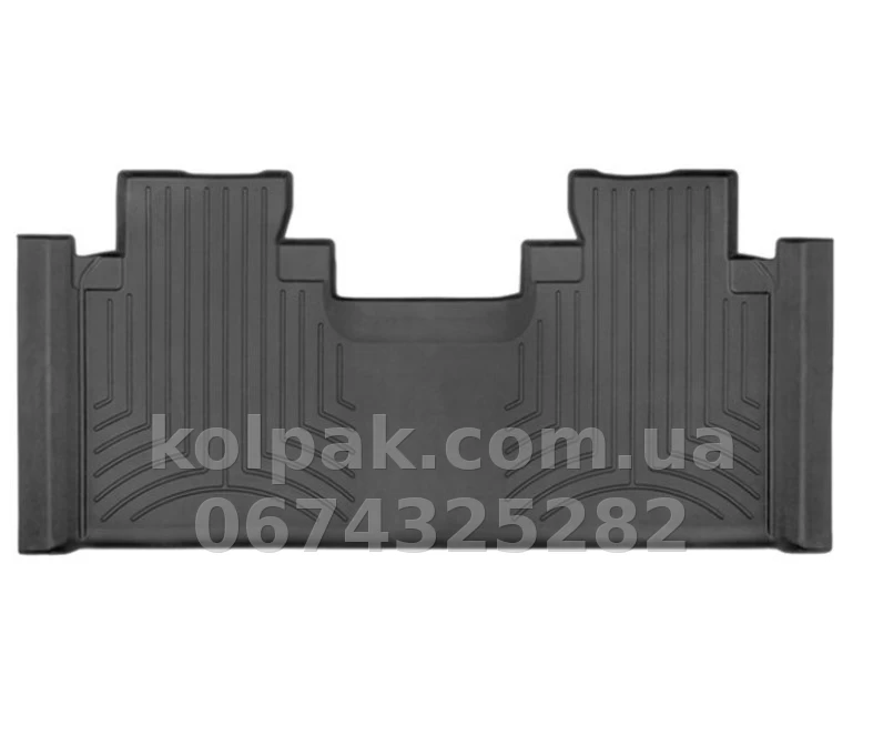 Floor mats for Ford F150 2015-2021 second row, Ext Cab, one-piece bench seat, black Weathertech 446975IM Floor mats for Ford F150 2015-2021 second row, Ext Cab, one-piece bench seat, black Weathertech 446975IM β photo 1