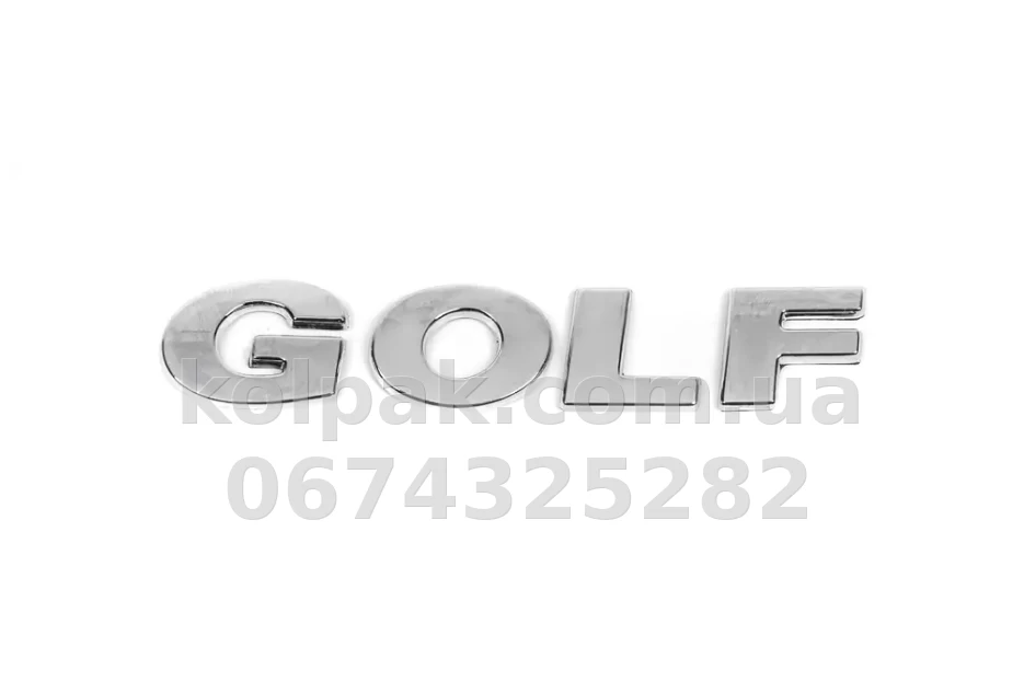 Emblemat z napisem "Golf" do Volkswagen Golf 6/7, AVTM, 645A100207 Emblemat z napisem "Golf" do Volkswagen Golf 6/7, AVTM, 645A100207 — zdjęcie 1