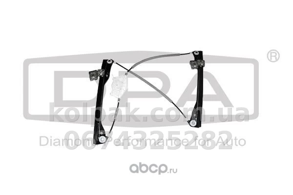 Front left window regulator Volkswagen Golf 4 1998-2004, without panel, without motor, DPA, 88370356002 Front left window regulator Volkswagen Golf 4 1998-2004, without panel, without motor, DPA, 88370356002 β photo 1