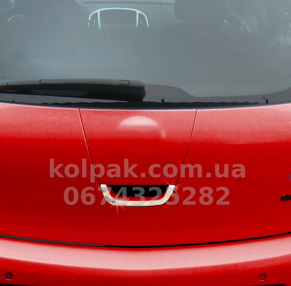 Chrome rear handle covers Opel Astra J Hb 2009-, Carmos, 6458118 Chrome rear handle covers Opel Astra J Hb 2009-, Carmos, 6458118 β photo 1