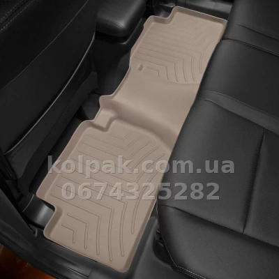Килимки в салон Mitsubishi Outlander XL 2007-, з бортиком, задні, бежеві, Weathertech 451622 Килимки в салон Mitsubishi Outlander XL 2007-, з бортиком, задні, бежеві, Weathertech 451622 — фото 2