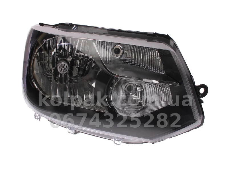 Front right headlight Volkswagen Transporter T5+ 2009-2015, H4, with motor, Depo, 441-11F2RMLDEM2 Front right headlight Volkswagen Transporter T5+ 2009-2015, H4, with motor, Depo, 441-11F2RMLDEM2 β photo 1