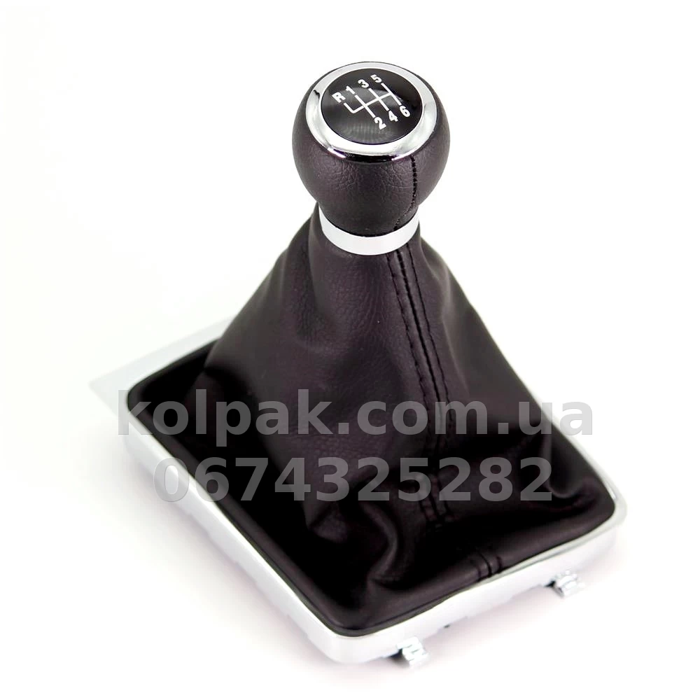 Чохол важеля КПП Volkswagen Passat B6 2005-2010, + ручка 6 передач КПП, AVTM, 111575501 Чохол важеля КПП Volkswagen Passat B6 2005-2010, + ручка 6 передач КПП, AVTM, 111575501 — фото 1