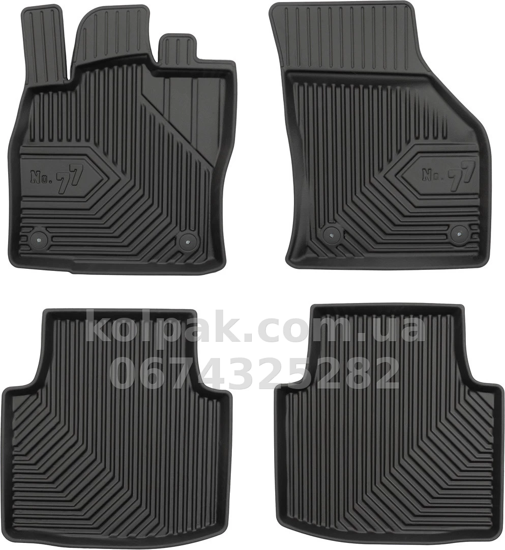 Килимки в салон Skoda Superb 2015-, з бортиком, Frogum, FG 77407046 Килимки в салон Skoda Superb 2015-, з бортиком, Frogum, FG 77407046 — фото 1