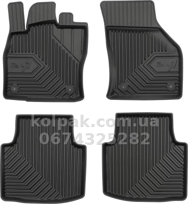 Килимки в салон Skoda Superb 2015-, з бортиком, Frogum, FG 77407046