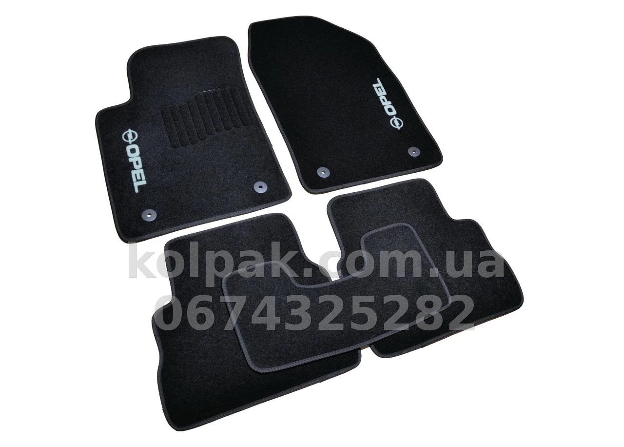 Carpet floor mats for Opel Vectra C 2002-2008, black, 5 pcs, AVTM BLCCR1456 Carpet floor mats for Opel Vectra C 2002-2008, black, 5 pcs, AVTM BLCCR1456 β photo 1