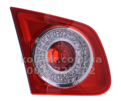 Задній лівий ліхтар Volkswagen Jetta 2005-2011, внутрішній LED, Depo, 441-1315L-LD-UE