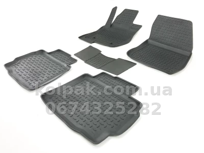 Floor mats for Ford Mondeo 5 2014-, Rubber, 5 pcs, Seintex, 86446 — photo 6