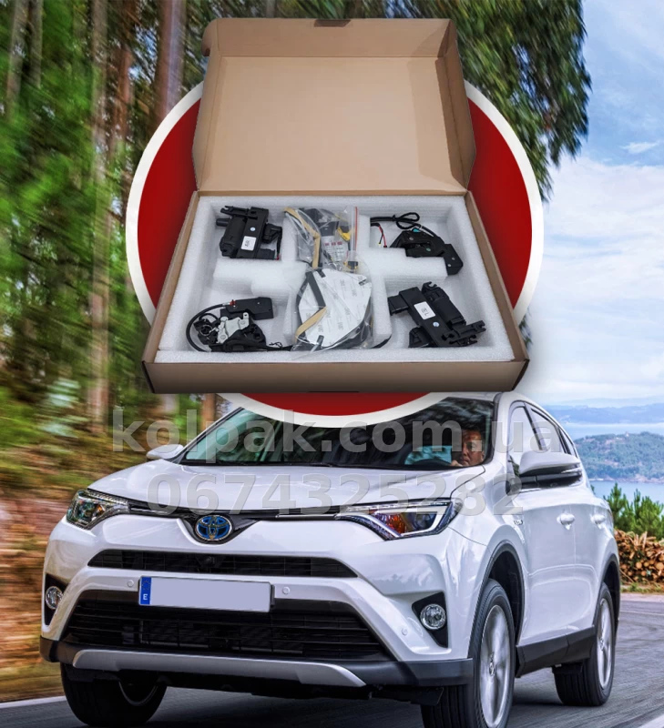 Дотягувачі автомобільних дверей Toyota Rav-4 2013–2019