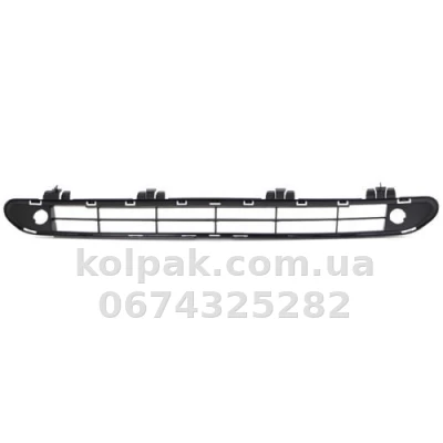 Решітка бампера Peugeot 508 2011-2014, середня, чорна, AVTM, 7422Y8, 185423910 Решітка бампера Peugeot 508 2011-2014, середня, чорна, AVTM, 7422Y8, 185423910