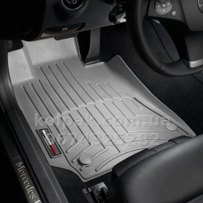 Килимки в салон Mercedes-Benz E-Class W212 2009-2015/CLS-Class C218 2010-2018, із бортиком, 4 кріплення, передні, сірі, Weathertech 466811 Килимки в салон Mercedes-Benz E-Class W212 2009-2015/CLS-Class C218 2010-2018, із бортиком, 4 кріплення, передні, сірі, Weathertech 466811 — фото 2
