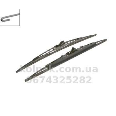 Комплект каркасних щіток склоочисника BOSCH Twin 650/450 мм Bosch 3397001803 — фото 2