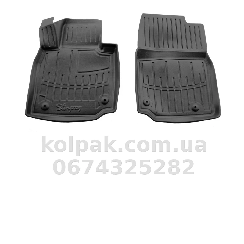 Polyurethane floor mats for Mazda MX-30 2020- with raised edges, 2 pcs Stingray 5011252 Polyurethane floor mats for Mazda MX-30 2020- with raised edges, 2 pcs Stingray 5011252 β photo 1