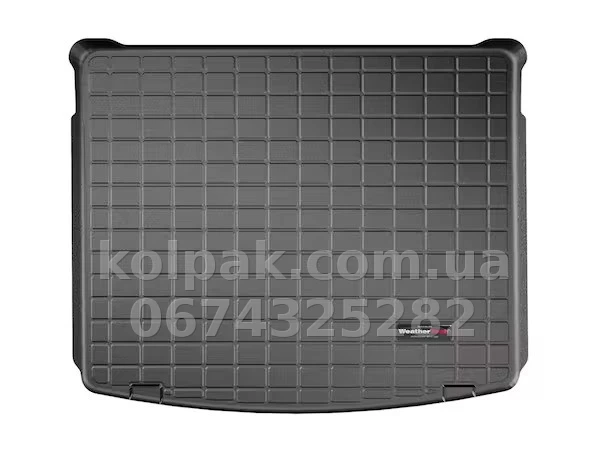 Килимок у багажник Audi E-tron GT 2022-, за другим рядом, чорний, WeatherTech 401353 Килимок у багажник Audi E-tron GT 2022-, за другим рядом, чорний, WeatherTech 401353 — фото 1