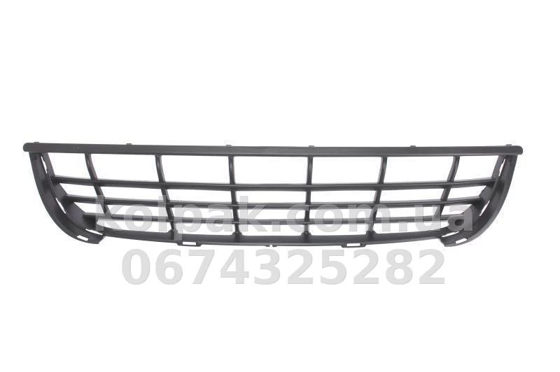 Решітка бампера Volkswagen Crafter 2006-2015, середня, сіра, AVTM, 2E0807835A, 9563 910 Решітка бампера Volkswagen Crafter 2006-2015, середня, сіра, AVTM, 2E0807835A, 9563 910 — фото 1