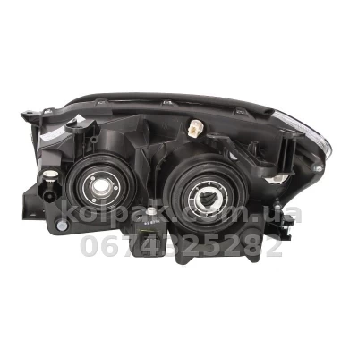 Front right headlight Toyota Rav4 2006-2007, HB3, electric adjustment, chrome-plated reflector, Depo, 212-11K5R-LDEM1 Front right headlight Toyota Rav4 2006-2007, HB3, electric adjustment, chrome-plated reflector, Depo, 212-11K5R-LDEM1 β photo 2