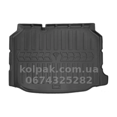 Килимок у багажник Seat Leon 5F HB 2012-2020 нерегульоване дно, із бортиком, поліуретан Stingray 6048151