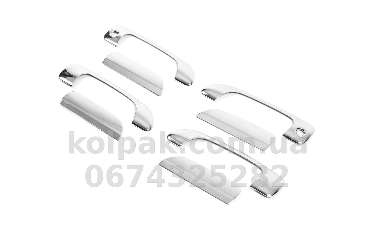 Chrome door handle covers (4 pcs) Honda Civic Sd 2001-2006, Carmos, 6458070 Chrome door handle covers (4 pcs) Honda Civic Sd 2001-2006, Carmos, 6458070 β photo 1