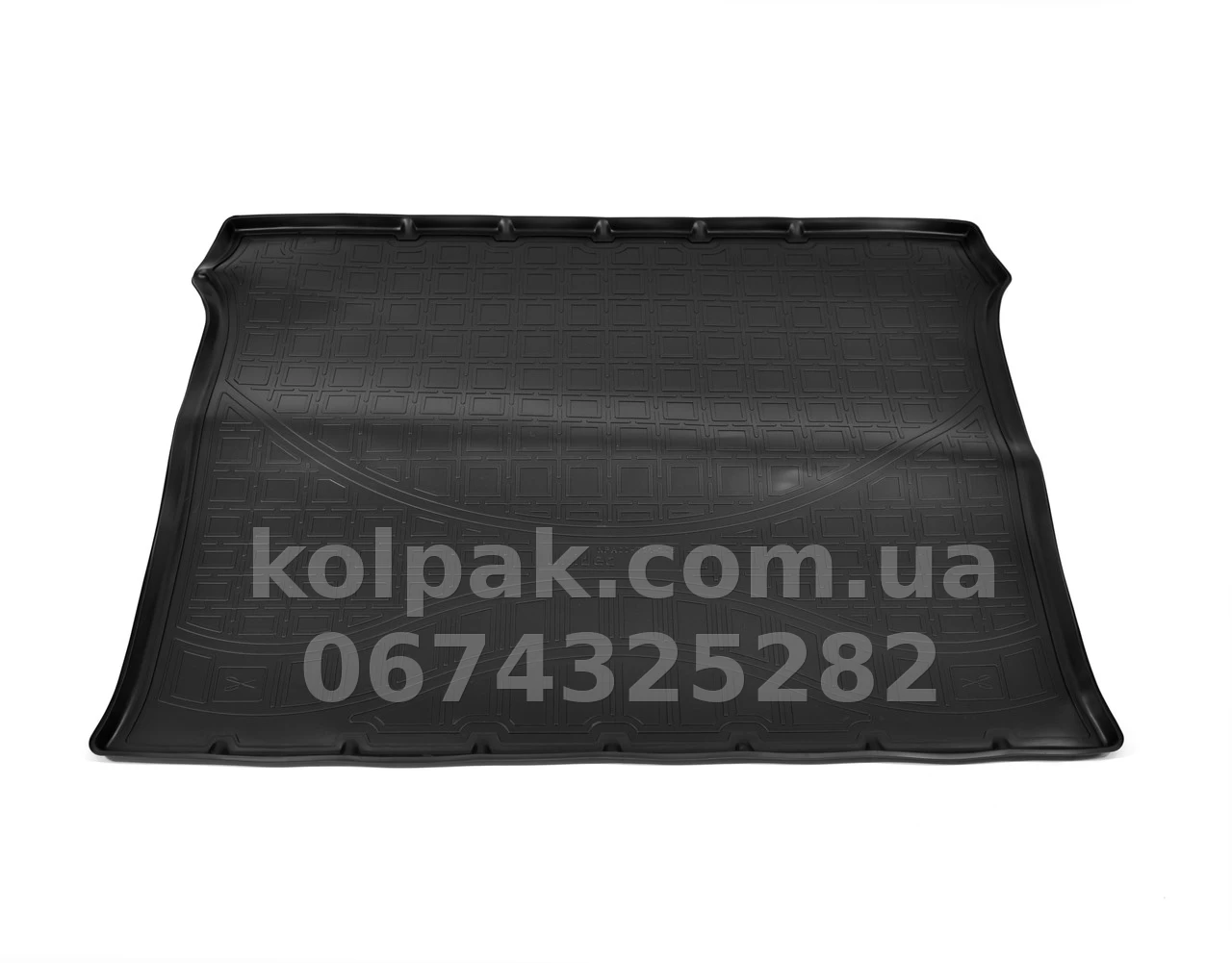 Polyurethane boot mat for Fiat Doblo 2015, Norplast NPA00-T21-205 Polyurethane boot mat for Fiat Doblo 2015, Norplast NPA00-T21-205 β photo 1