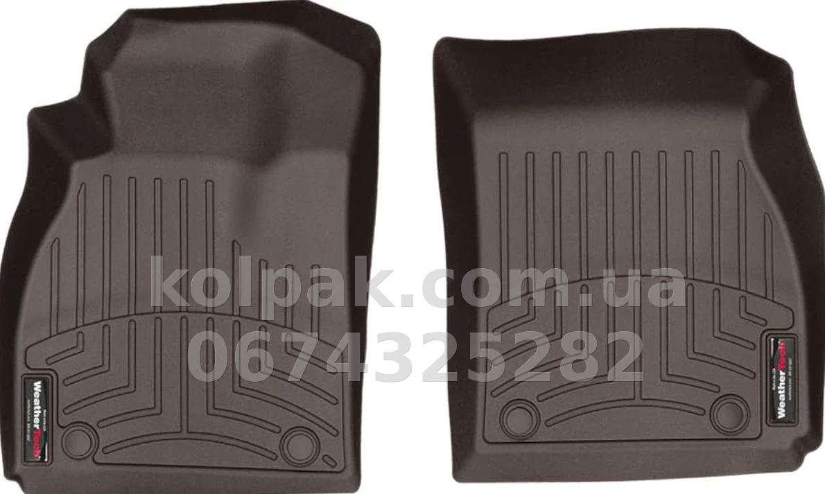 Floor mats for Buick Regal 2011-2017, front, cocoa, Weathertech 475241 Floor mats for Buick Regal 2011-2017, front, cocoa, Weathertech 475241 β photo 1