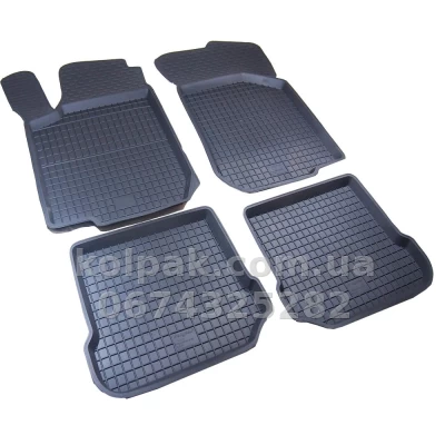 Floor mats for Skoda Octavia Tour 1996-2004/Volkswagen Golf 4 1997-2003/Bora 1998-2005/Seat Toledo 1999-2004, with raised edges, 4 pcs, Polytep, 43851 — photo 2