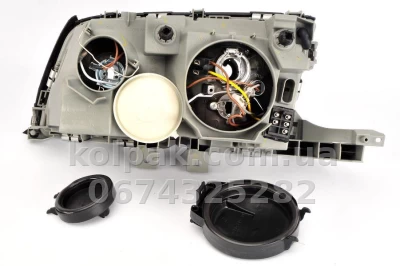Front right headlight Mercedes-Benz C-Class W202 1996-1999, H7/H1/H1, electric adjustment, Depo, 440-1121R-LD-EM Front right headlight Mercedes-Benz C-Class W202 1996-1999, H7/H1/H1, electric adjustment, Depo, 440-1121R-LD-EM β photo 3