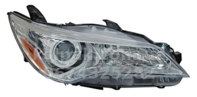 Front left headlight Toyota Camry XV40 2006-2011, USA, manual adjustment, without bulbs (H11/HB3/WY21W/WY5W), yellow, Depo, 31211B5LUS1 Front left headlight Toyota Camry XV40 2006-2011, USA, manual adjustment, without bulbs (H11/HB3/WY21W/WY5W), yellow, Depo, 31211B5LUS1 β photo 2