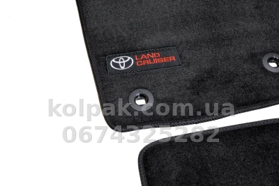 Ворсові килимки в салон Toyota Land Cruiser Prado 150 2013-, 5 місць, Premium, чорні, AVTM BLCLX1638 Ворсові килимки в салон Toyota Land Cruiser Prado 150 2013-, 5 місць, Premium, чорні, AVTM BLCLX1638 — фото 8