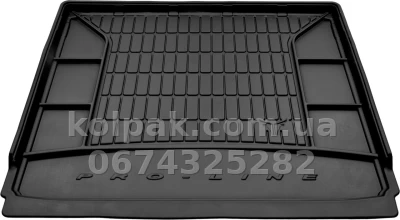 Boot mat for Opel Zafira C 2011-2019, 5 seats, with organiser, Pro-Line, Frogum FG TM406636 — photo 2