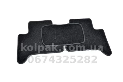 Ворсові килимки в салон Toyota Land Cruiser Prado 120 2003-2009, чорні, 5 шт., AVTM GRCR163612 Ворсові килимки в салон Toyota Land Cruiser Prado 120 2003-2009, чорні, 5 шт., AVTM GRCR163612 — фото 7
