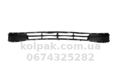 Решітка бампера Hyundai Accent 2006-2010, середня, без отвору для протитуманної фари, AVTM, 865221, 3214 994 — фото 2