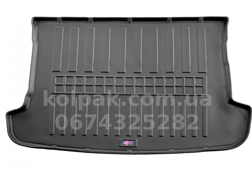 Poliuretanowa mata do bagażnika Toyota Corolla Verso ZER/ZZE 2004-2009, z podwyższonymi rantami, Stingray 6022051 Poliuretanowa mata do bagażnika Toyota Corolla Verso ZER/ZZE 2004-2009, z podwyższonymi rantami, Stingray 6022051 — zdjęcie 1