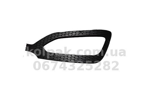 Original left bumper grille Hyundai Santa Fe 2012-2018, with fog light opening, 865632W010 Original left bumper grille Hyundai Santa Fe 2012-2018, with fog light opening, 865632W010 β photo 1