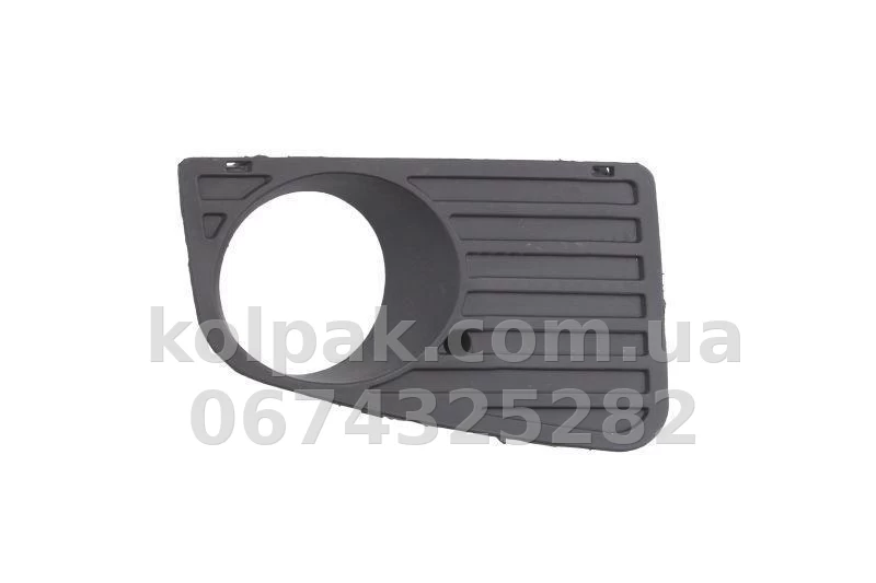Права решітка бампера Volkswagen Crafter 2006-2015, з отвором для протитуманної фари, сіра, AVTM, 2E0807676, 9563 914 Права решітка бампера Volkswagen Crafter 2006-2015, з отвором для протитуманної фари, сіра, AVTM, 2E0807676, 9563 914 — фото 1