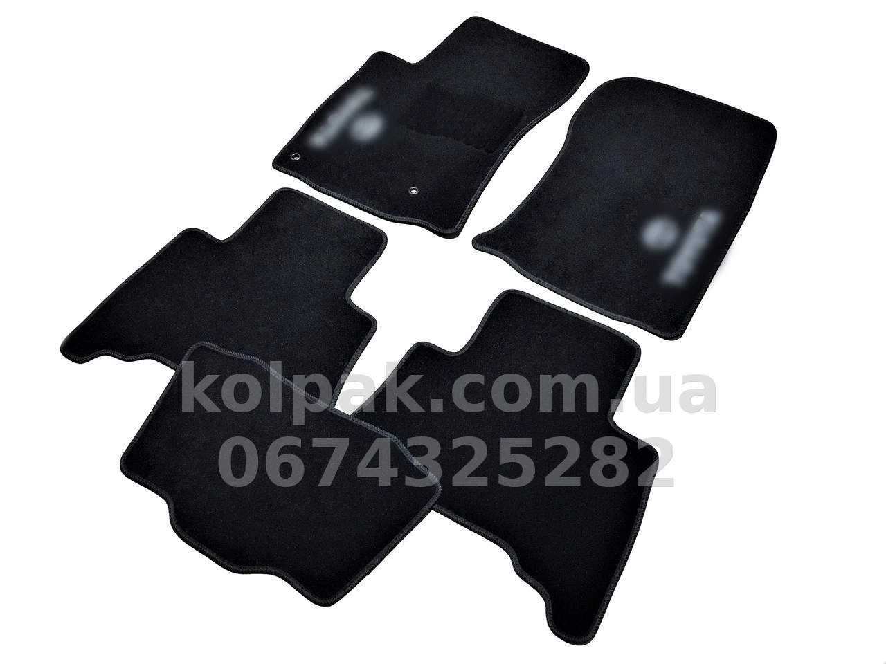Ворсові килимки в салон Toyota Land Cruiser Prado 150 2009-2013, 5 місць, чорні, 5 шт., AVTM BLCCR1637 Ворсові килимки в салон Toyota Land Cruiser Prado 150 2009-2013, 5 місць, чорні, 5 шт., AVTM BLCCR1637 — фото 1