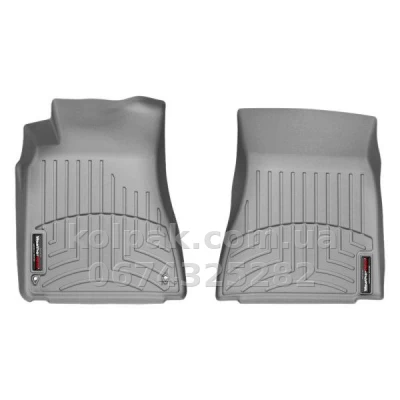 Килимки в салон Lexus IS 2005-2012, 2WD, з бортиком, передні, сірі, Weathertech 462031
