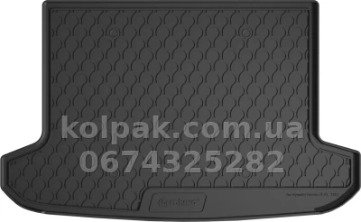 Килимок у багажник Hyundai Tucson 2018-2020, верхній, із запасним колесом, GledRing GR 1353