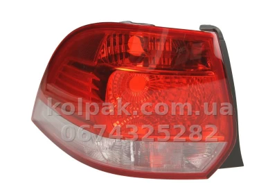 Задній лівий ліхтар Volkswagen Golf 5 Variant 2007-2009, без ламп, без патрона (P21W/PY21W) Depo 441-1995L-LD-UE