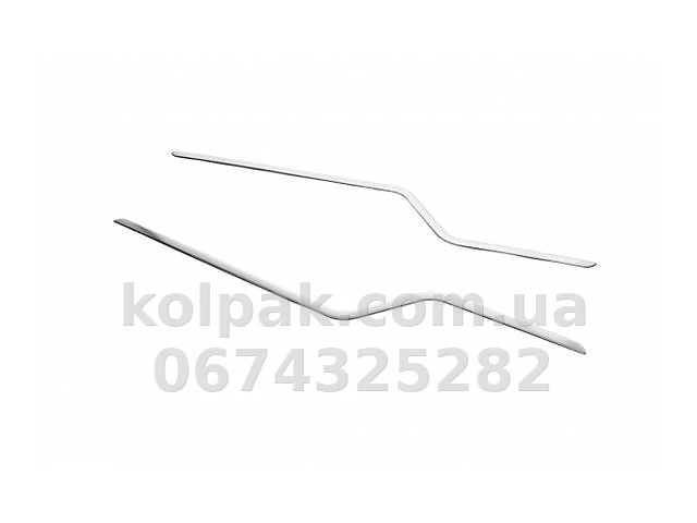 Chrome lower window trims (2 pcs) Ford Transit 2000-2014, OmsaLine, 2621141 Chrome lower window trims (2 pcs) Ford Transit 2000-2014, OmsaLine, 2621141 β photo 1